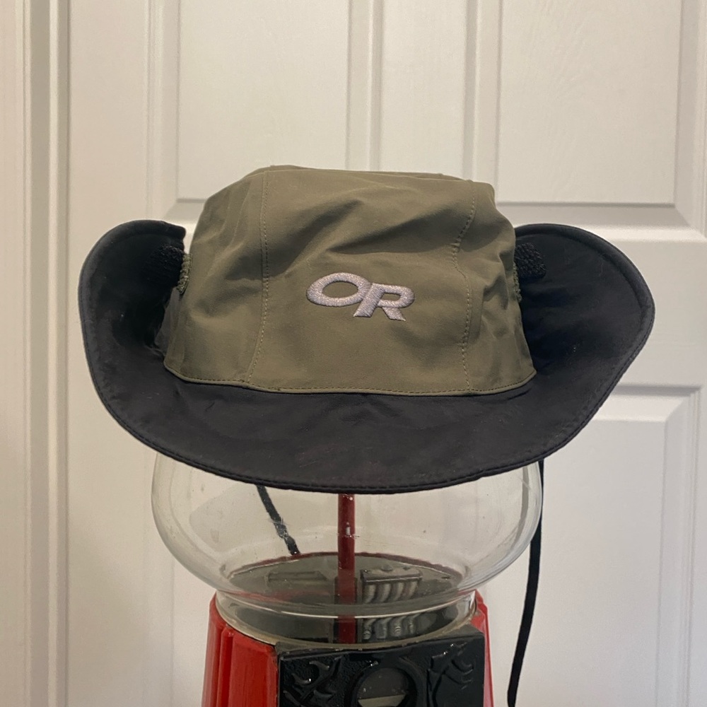 Oregon Research Seattle Rain Hat - olive/black